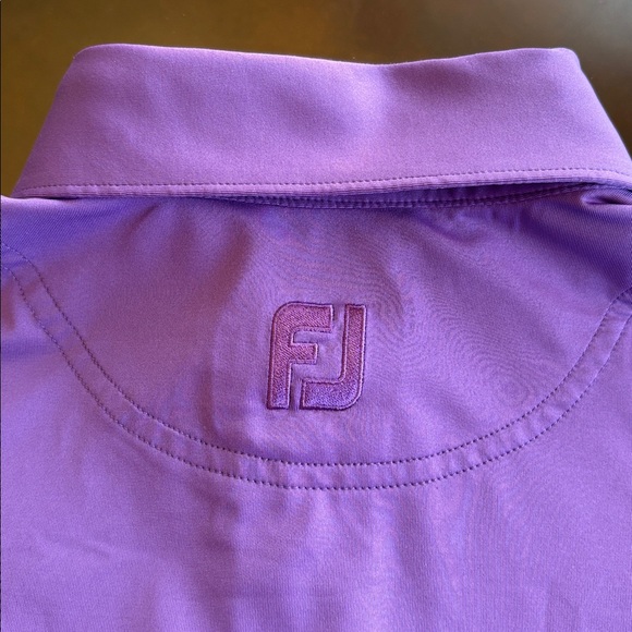 FootJoy Purple‎ Short Sleeve Golf Polo Shirt Size S - Picture 4 of 5